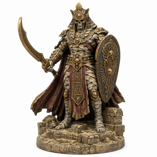 Sunspire Mummy Warlord-Detailed Sculpt Miniature for RPG, Display & Collection