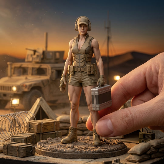 Call of duty|Tactical Female Operator Figure