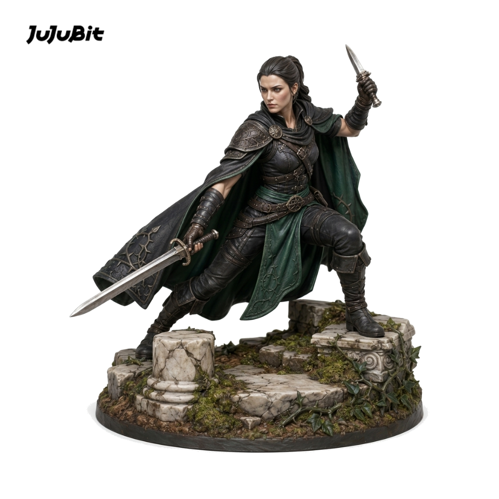 Thorn Duelist-Detailed Sculpt Miniature for RPG, Display & Collection