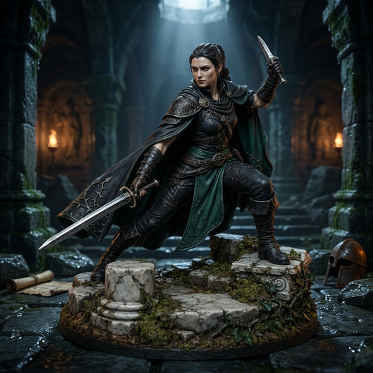 Thorn Duelist-Detailed Sculpt Miniature for RPG, Display & Collection