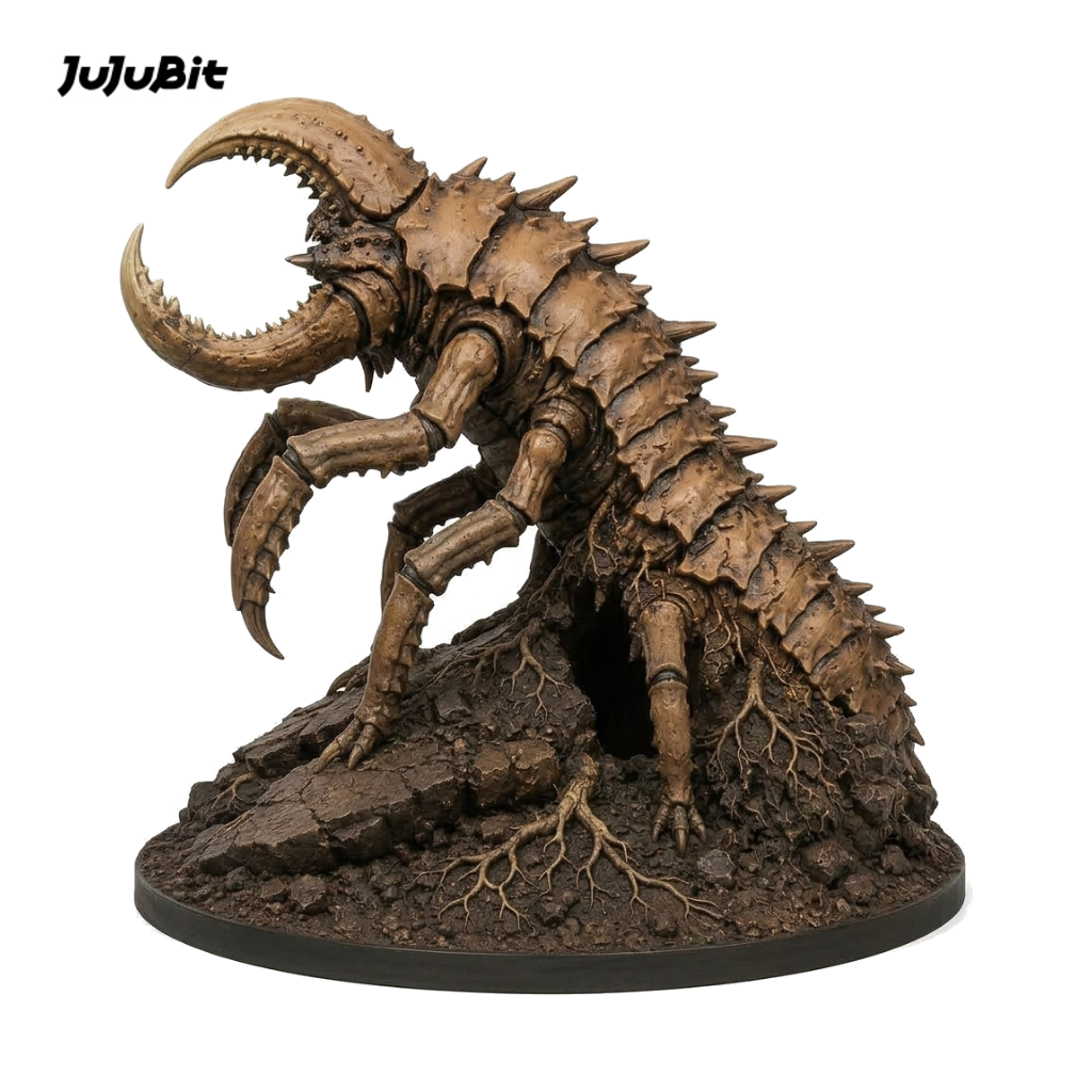 Thornback Ankheg-Detailed Sculpt Miniature for RPG, Display &amp; Collection