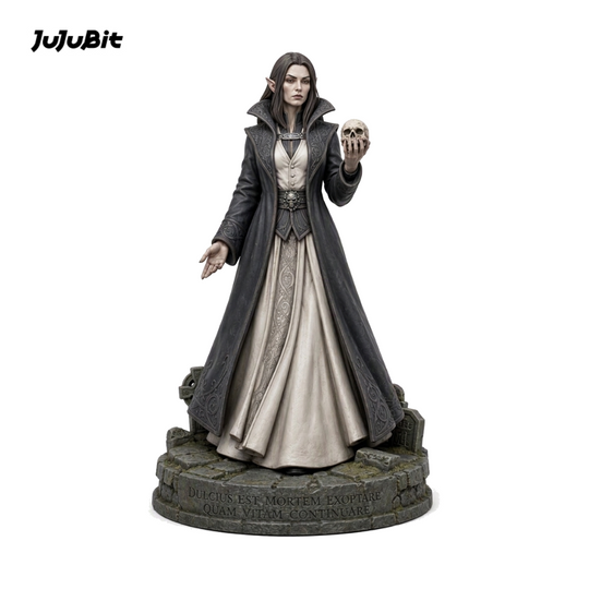 Thornveil Half-Elf Necromancer-Detailed Sculpt Miniature for RPG, Display & Collection