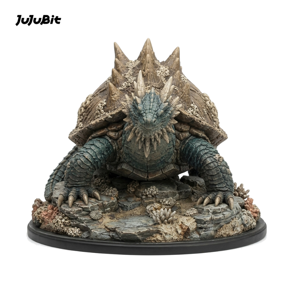 Tidebreaker Dragon Turtle-Detailed Sculpt Miniature for RPG, Display &amp; Collection