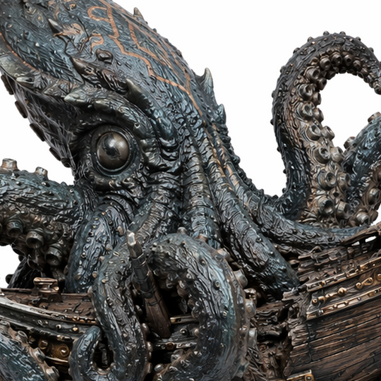 Tidereaver Kraken-Detailed Sculpt Miniature for RPG, Display & Collection