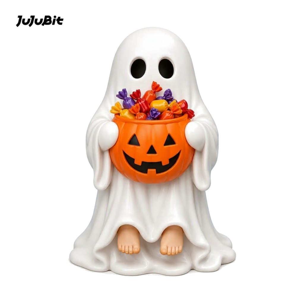Trick-or-Treat Ghost-Detailed Sculpt Miniature for RPG, Display & Collection