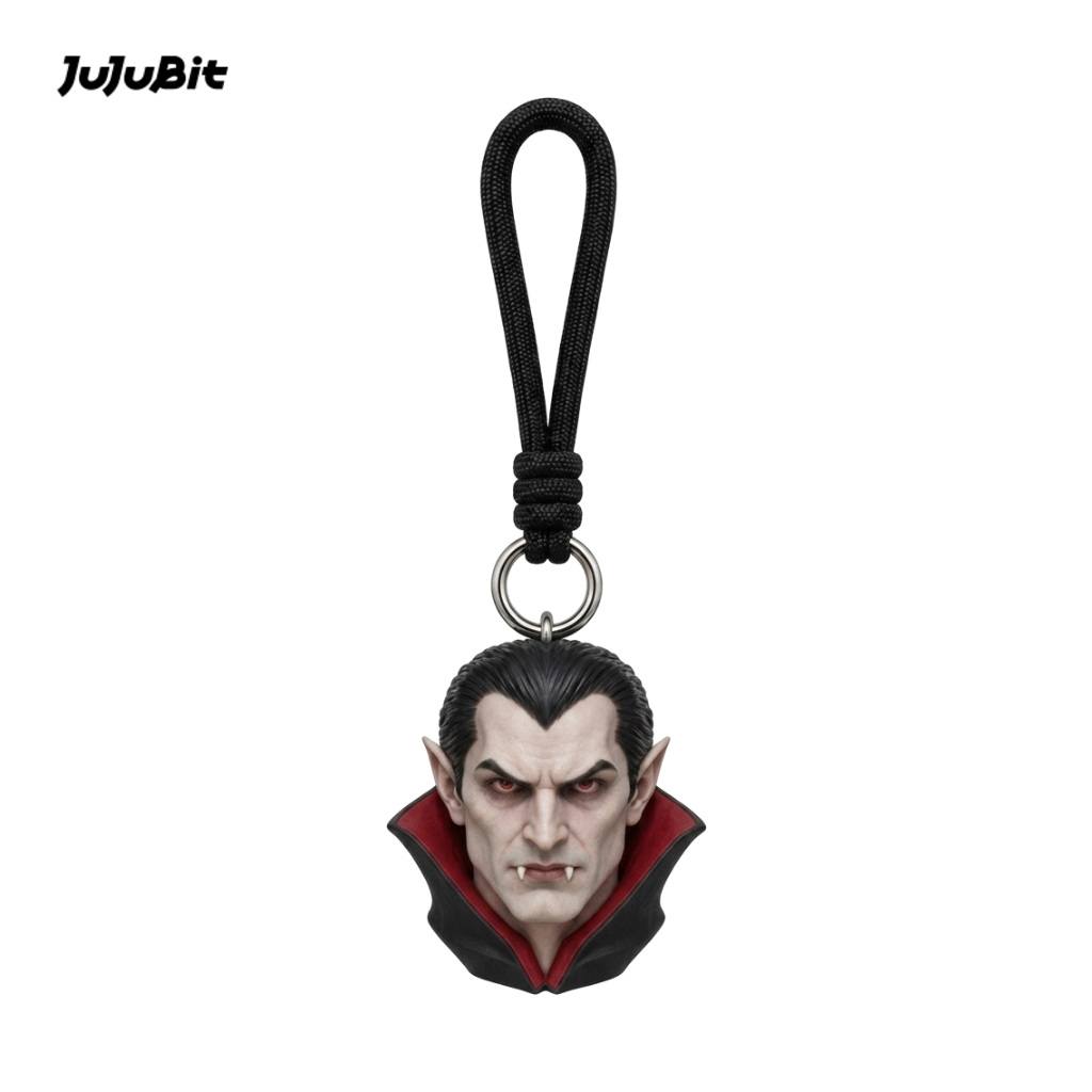 Vampire Head Keychain