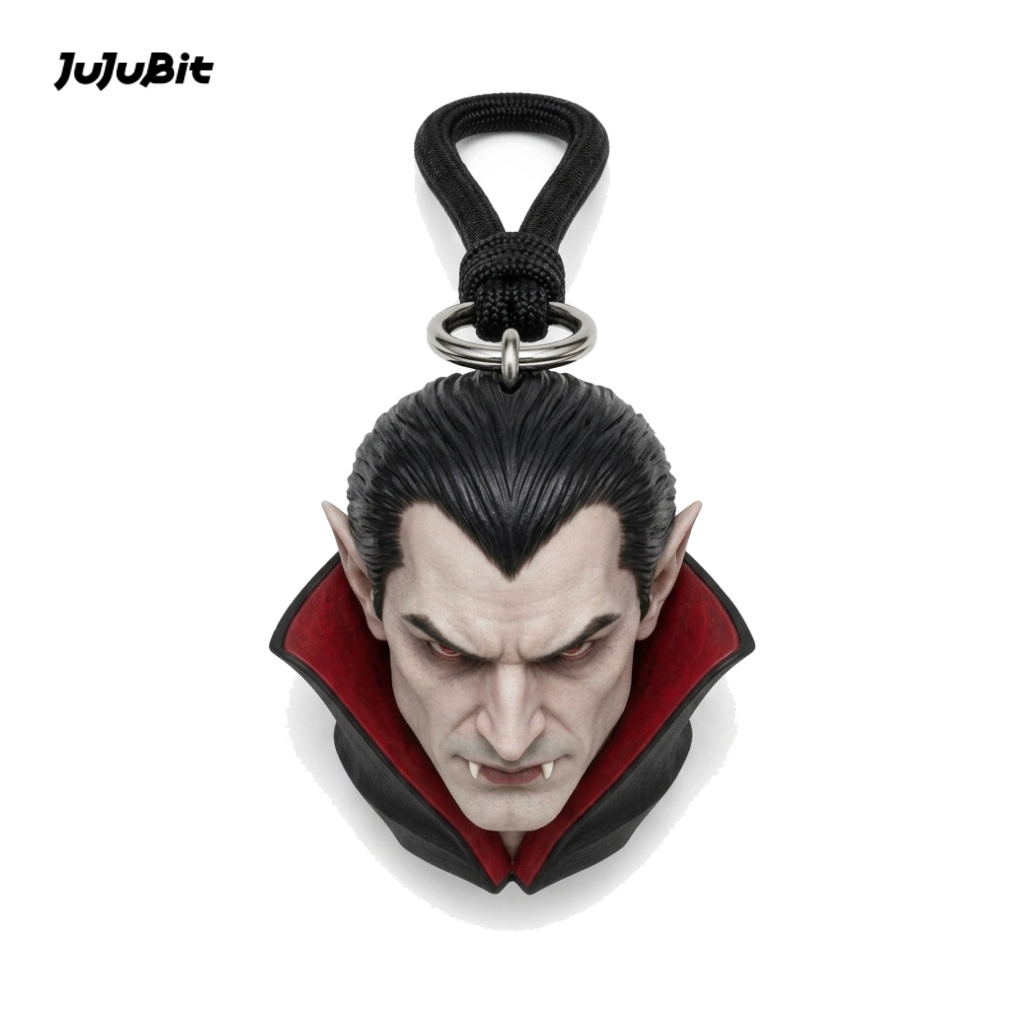 Vampire Head Keychain