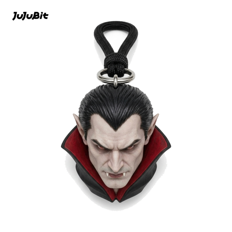 Vampire Head Keychain