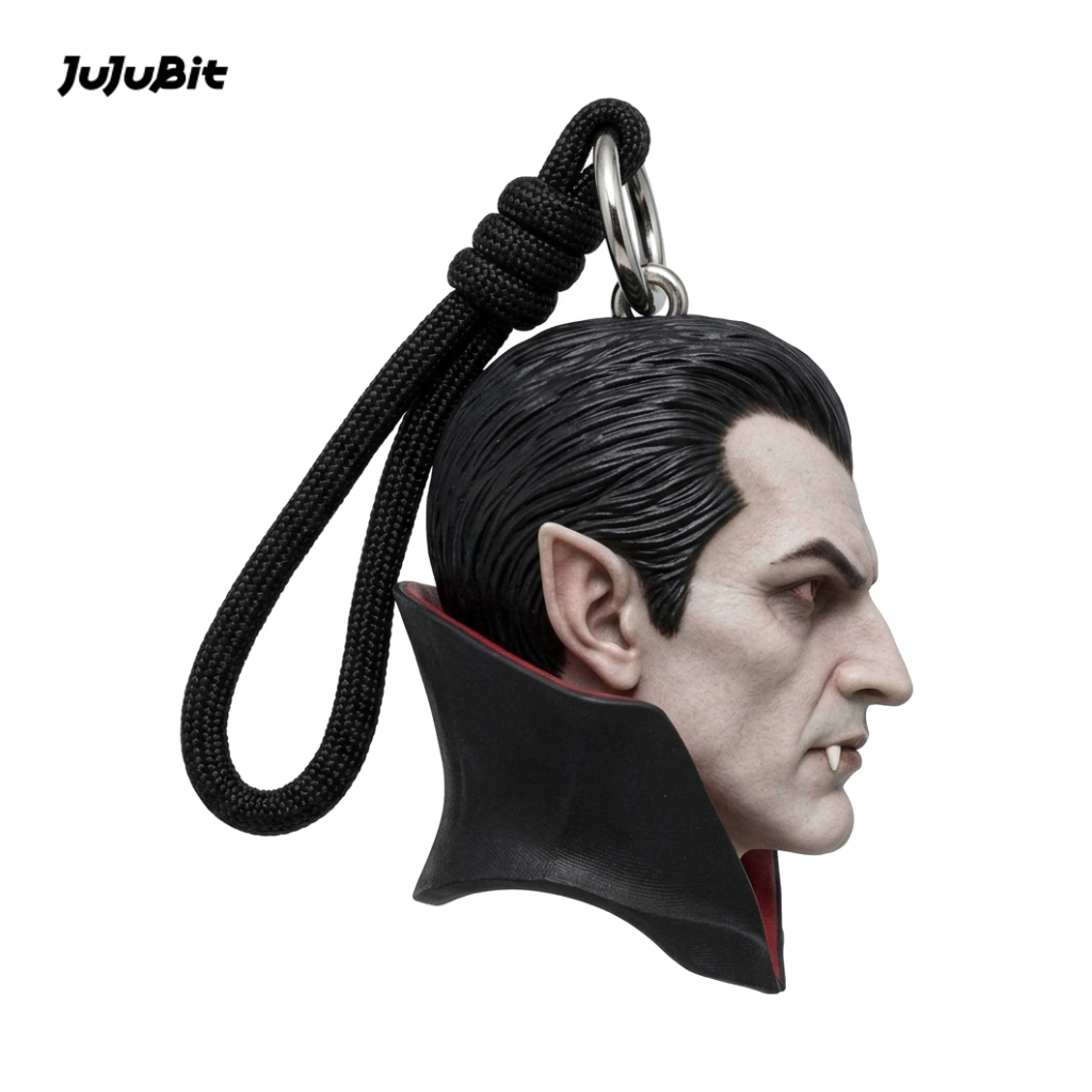 Vampire Head Keychain