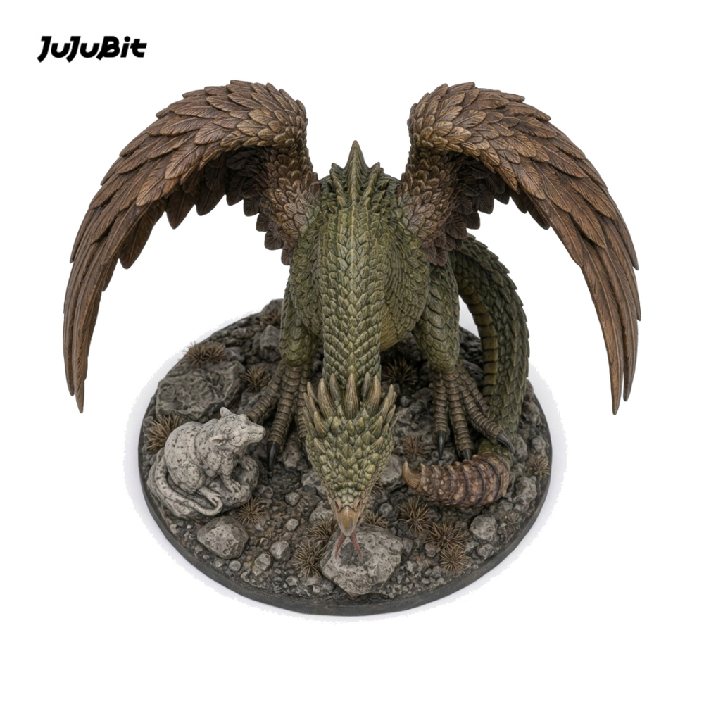 Venomspike Cockatrice-Detailed Sculpt Miniature for RPG, Display & Collection