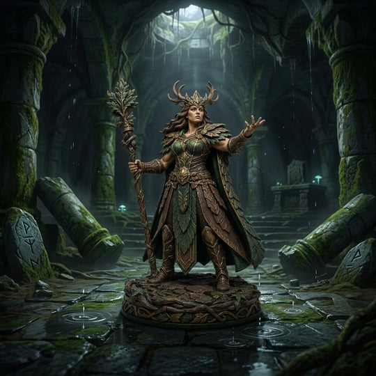 Verdant Grove Warden-Detailed Sculpt Miniature for RPG, Display & Collection