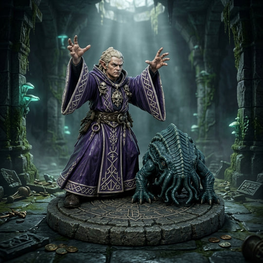 Voidcall Summoner-Detailed Sculpt Miniature for RPG, Display & Collection