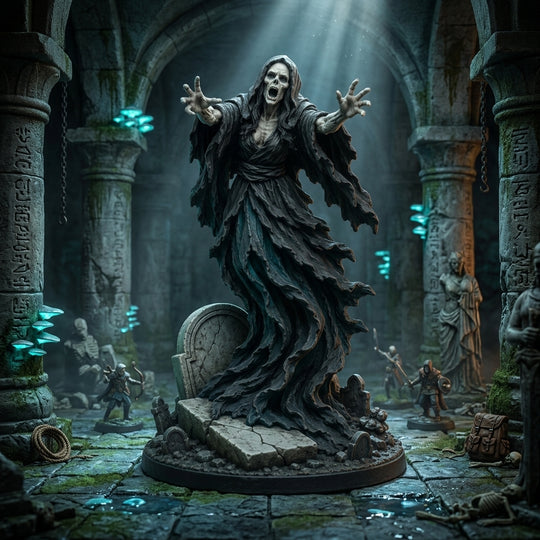 Wailing Banshee-Detailed Sculpt Miniature for RPG, Display & Collection