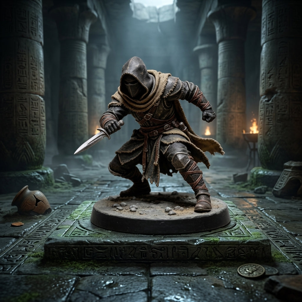 Whisper Blade-Detailed Sculpt Miniature for RPG, Display & Collection