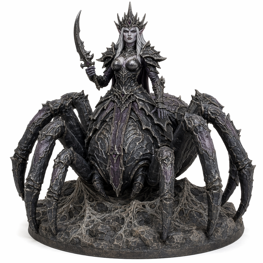 Widowsilk Drider Queen-Detailed Sculpt Miniature for RPG, Display & Collection