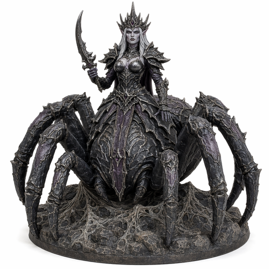 Widowsilk Drider Queen-Detailed Sculpt Miniature for RPG, Display & Collection